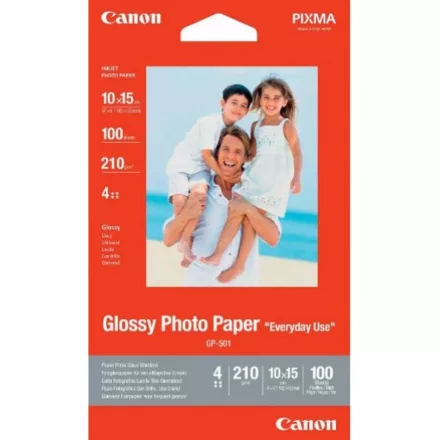 Canon GP-501 10X15CM,100 LAP, 200G fényes eredeti fotópapír
