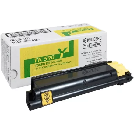 Kyocera TK-590 sárga eredeti toner