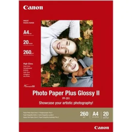 Canon PP-201 A4, 20 LAP, 265G fényes eredeti fotópapír