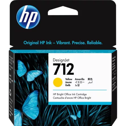 HP 712 3ED69A sárga eredeti tintapatron