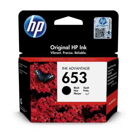 HP 653 3YM75AE fekete eredeti tintapatron