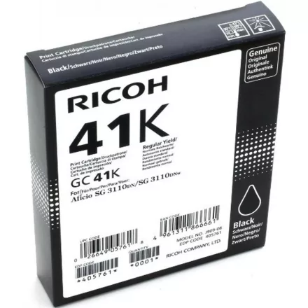 Ricoh GC41 fekete eredeti gélpatron