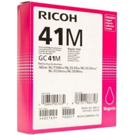 Ricoh GC41 magenta eredeti gélpatron