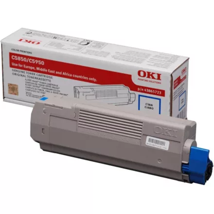 Oki C5850, C5950 cyan eredeti toner