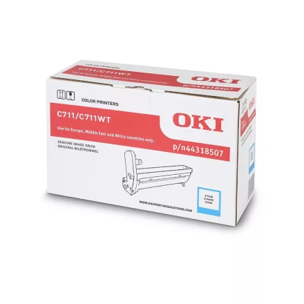 Oki C711 cyan eredeti dobegység