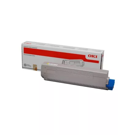 Oki C822 sárga eredeti toner