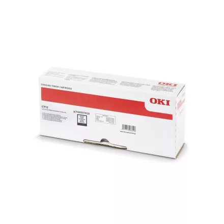 Oki C712 fekete eredeti toner