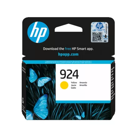 HP 924 4K0U5NE sárga eredeti tintapatron