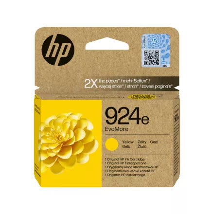 HP 924e 4K0U9NE sárga eredeti tintapatron