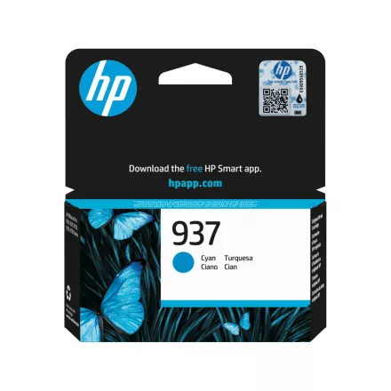HP 937 4S6W2NE cyan eredeti tintapatron