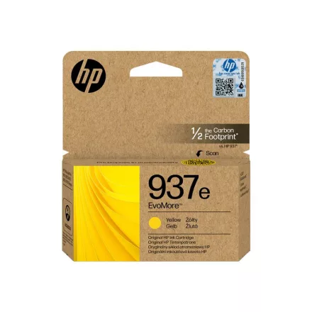 HP 937e 4S6W8NE sárga eredeti tintapatron