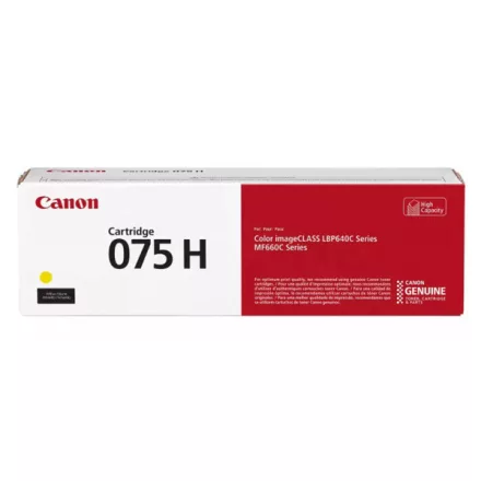 Canon CRG-075H sárga eredeti toner