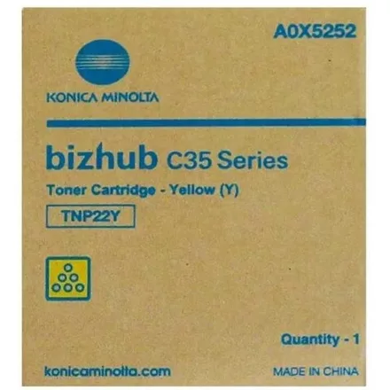 Minolta Bizhub TNP-22 sárga eredeti toner