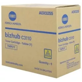 Minolta Bizhub TNP-51 sárga eredeti toner