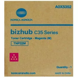 Minolta Bizhub TNP-22 magenta eredeti toner