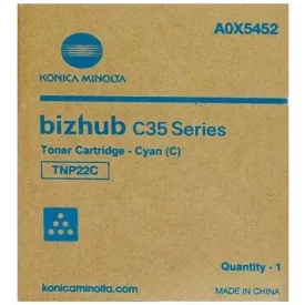 Minolta Bizhub TNP-22 cyan eredeti toner