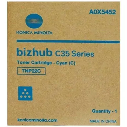Minolta Bizhub TNP-22 cyan eredeti toner