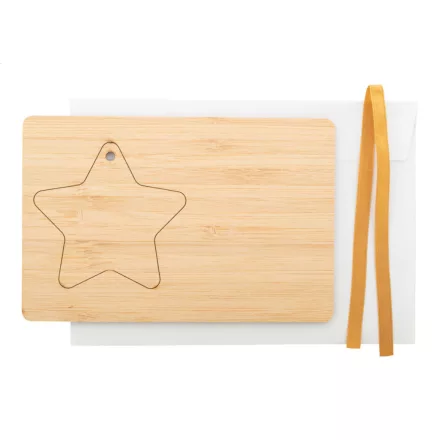 BooCard karácsonyi kártya, csillag