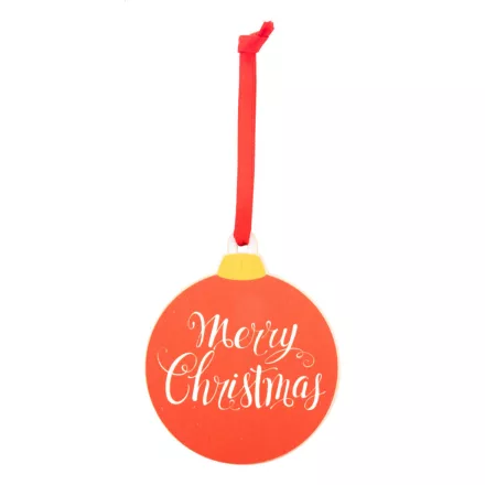 Skaland karácsonyfadísz, feliratos