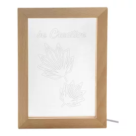 Woodiframe LED-es trófea