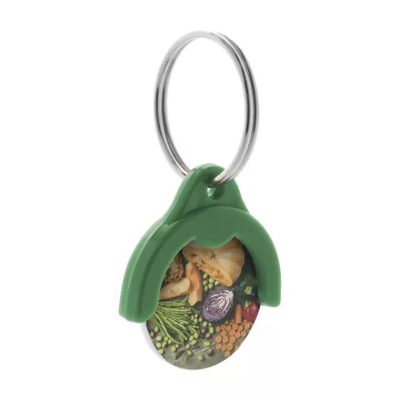 Token kulcstartós bevásárlókocsi érme