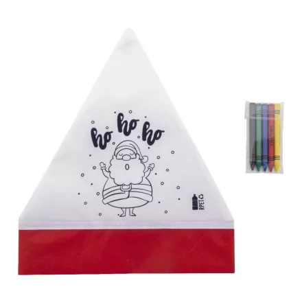 Julfar Hat színezhető Mikulássapka