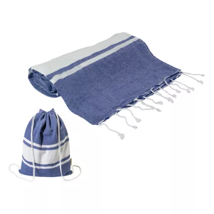 Tortuga újrahasznosított pamut strandtörölköző és hátizsák