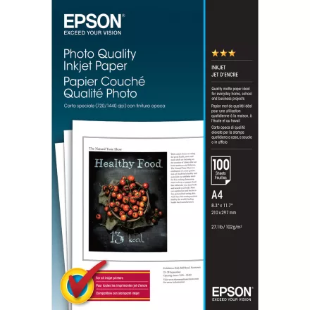 Epson A4, 100 LAP, 104G eredeti fotópapír