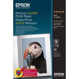 Epson A4, 15 LAP, 255G prémium fényes eredeti fotópapír