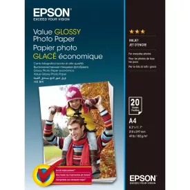 Epson A4, 20 LAP, 183G fényes eredeti fotópapír