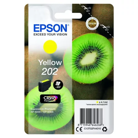 Epson 202 T02F4 sárga eredeti tintapatron