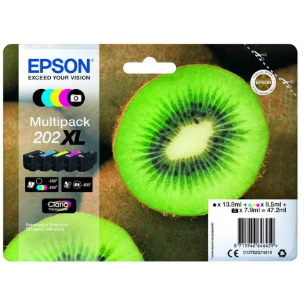 Epson 202XL T02G7 [MultiPack] eredeti tintapatron