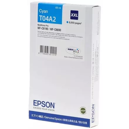 Epson T04A2 cyan eredeti tintapatron
