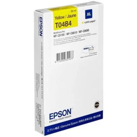 Epson T04B4 sárga eredeti tintapatron