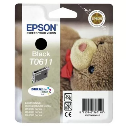 Epson T0611 fekete eredeti tintapatron