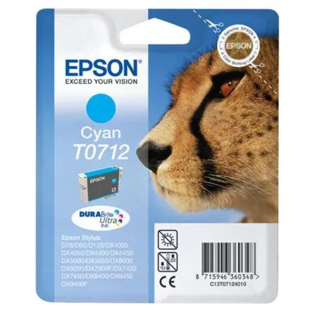 Epson T0712 cyan eredeti tintapatron