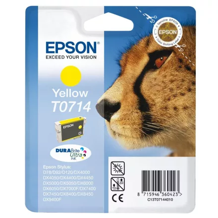 Epson T0714 sárga eredeti tintapatron