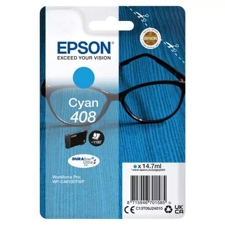 Epson 408 T09J2 cyan eredeti tintapatron