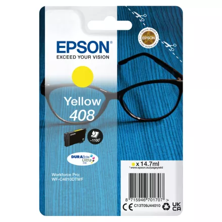 Epson 408 T09J4 sárga eredeti tintapatron