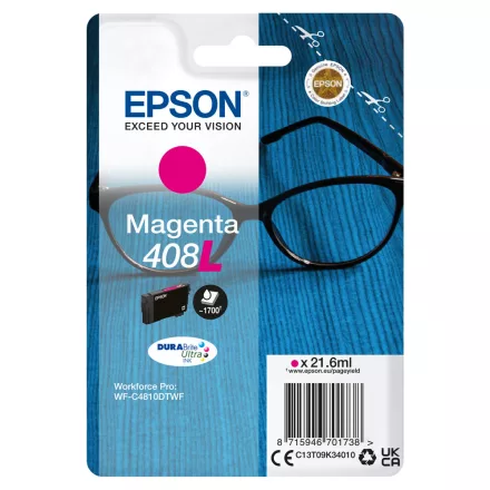 Epson 408L T09K3 magenta eredeti tintapatron