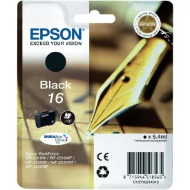 Epson 16 T1621 fekete eredeti tintapatron