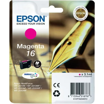 Epson 16 T1623 magenta eredeti tintapatron
