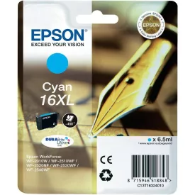 Epson 16XL T1632 cyan eredeti tintapatron