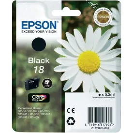 Epson 18 T1801 fekete eredeti tintapatron