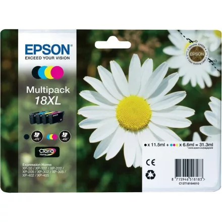 Epson 18XL T1816 [MultiPack] eredeti tintapatron