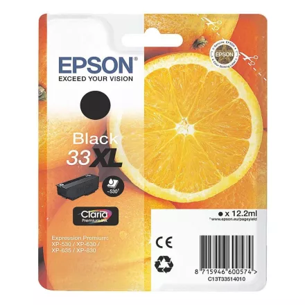Epson 33XL T3351 fekete eredeti tintapatron