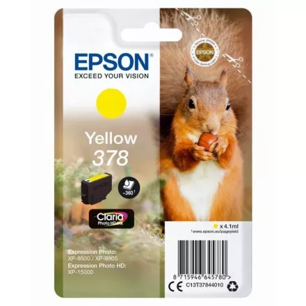 Epson 378 T3784 sárga eredeti tintapatron