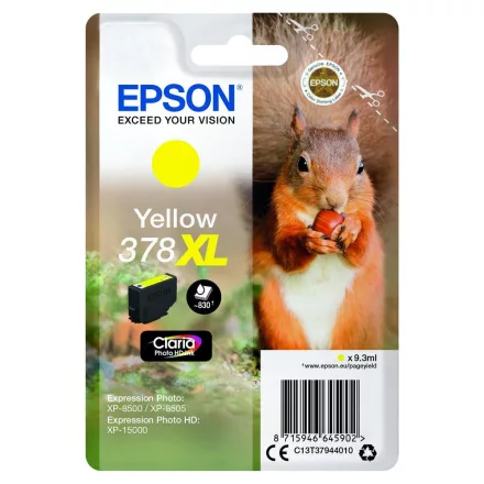 Epson 378XL T3794 sárga eredeti tintapatron