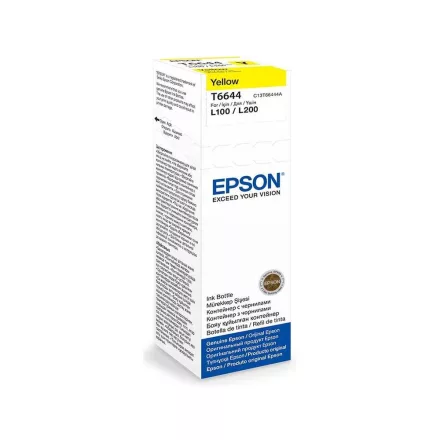 Epson 664 T6644 sárga eredeti tinta