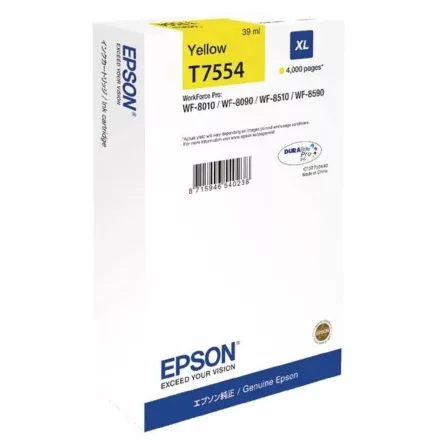 Epson T7554 sárga eredeti tintapatron